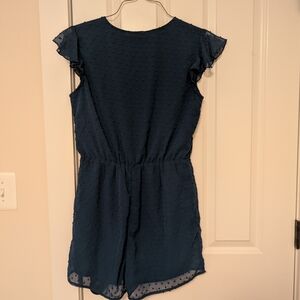 Chic Blue Romper